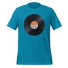 Vinyl Junkie Forever - Orange Label - Unisex t-shirt - Image 6