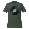 Vinyl Junkie Forever - Green Label - Unisex t-shirt - Image 3