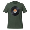 Vinyl Junkie Forever - Orange Label - Unisex t-shirt - Image 3