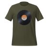 Vinyl Junkie Forever - Orange Label - Unisex t-shirt - Image 2