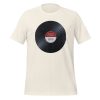 Vinyl Junkie Forever - Burgundy Label - Unisex t-shirt - Image 9