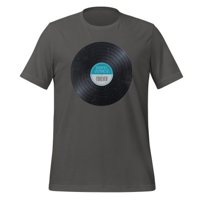 Vinyl Junkie Forever - Aqua Label - Unisex t-shirt - Image 7