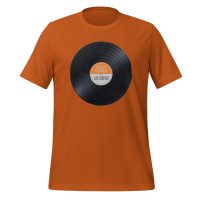 Play Vinyl, Live Forever – Orange Label – T-Shirt