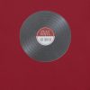Play Vinyl, Live Forever – Burgundy Label – Unisex T-Shirt - Image 3