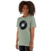 Play Vinyl, Live Forever - Green Label - Unisex T-Shirt - Image 3