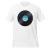 Play Vinyl, Live Forever - Aqua Label - Unisex T-Shirt - Image 9