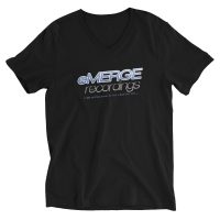 Emerge Recordings Logo - Unisex Short Sleeve V-Neck T-Shirt