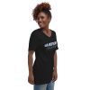 Emerge Recordings Logo - Unisex Short Sleeve V-Neck T-Shirt - Image 2