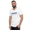 Emerge Recordings Logo - Unisex Short Sleeve V-Neck T-Shirt - Image 6